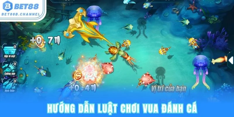 Mức thưởng và các vũ khí trong game vua đánh cá