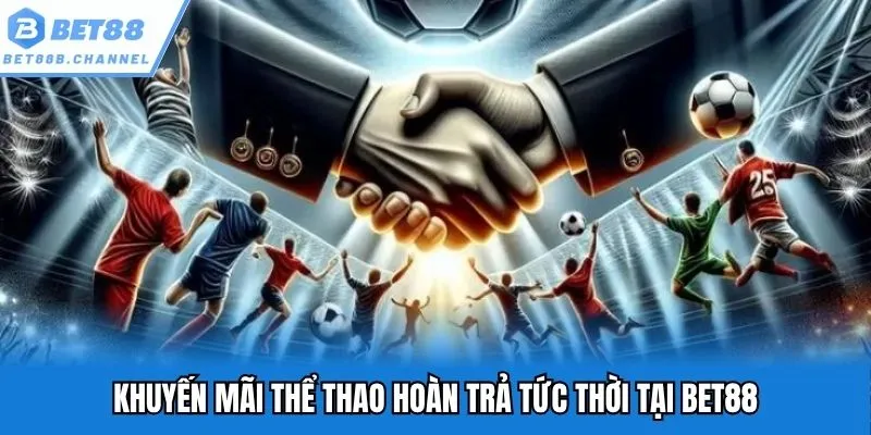 Khuyến mãi thể thao hoàn trả tức thời tại Bet88