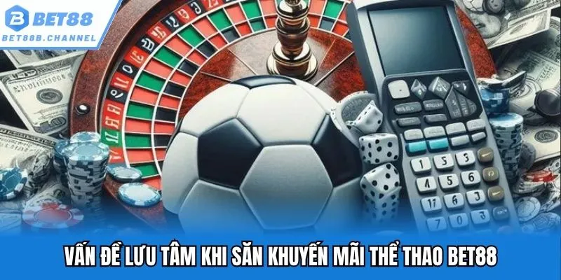 Vấn đề lưu tâm khi săn khuyến mãi thể thao Bet88